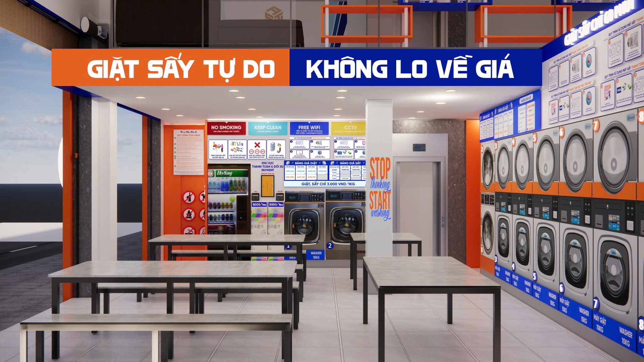 QRBOX cho máy giặt sấy tự động