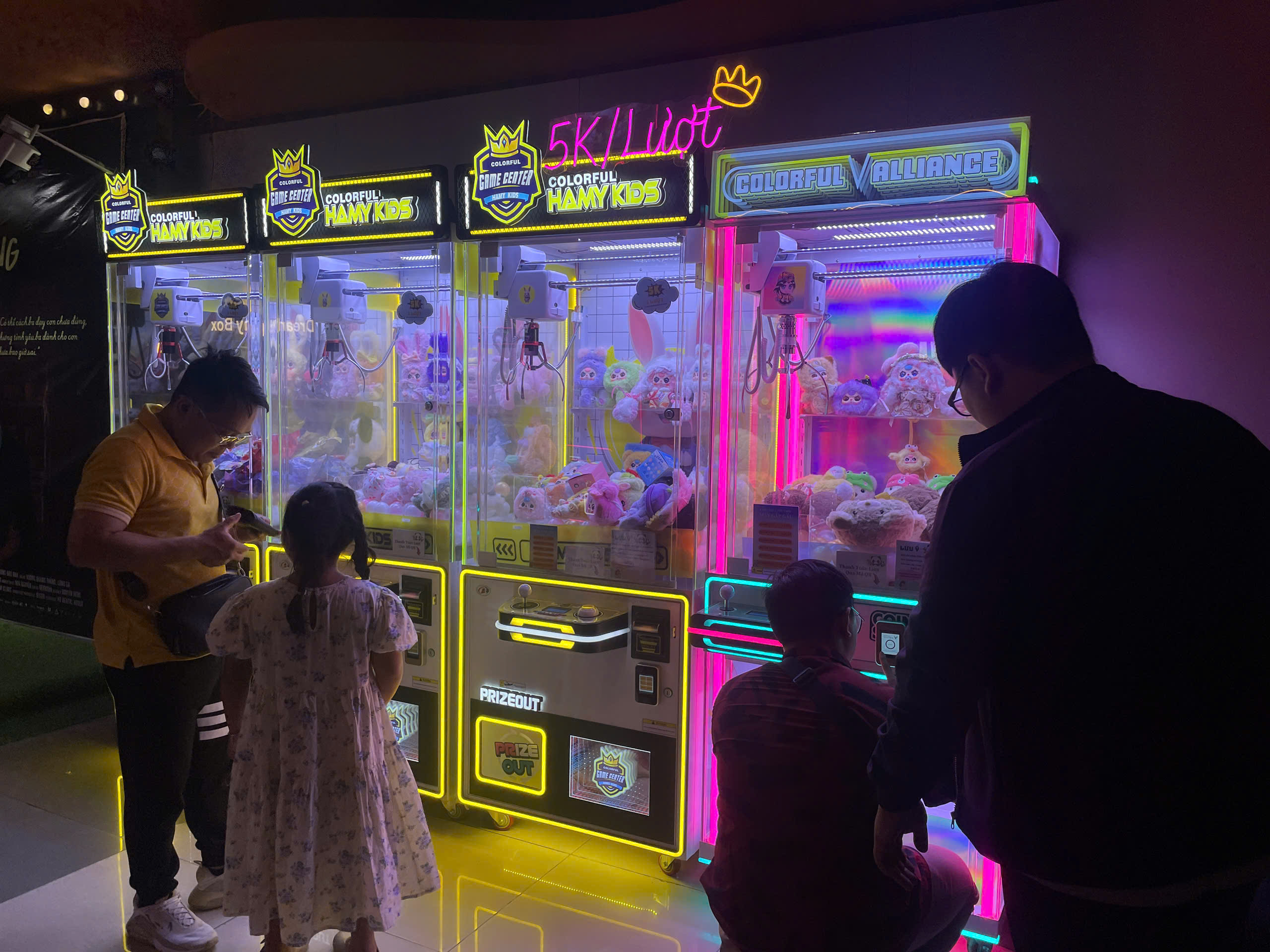 QR cho khu game & kiosk